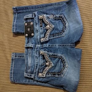 Miss me girls (youth)capri jeans